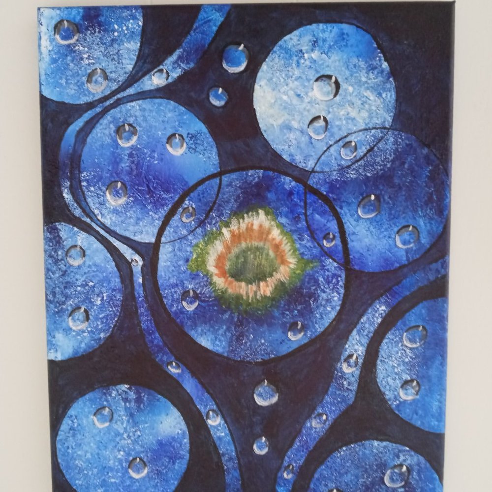 Original, One of A Kind, Brand New Abstract Painting, Unframed